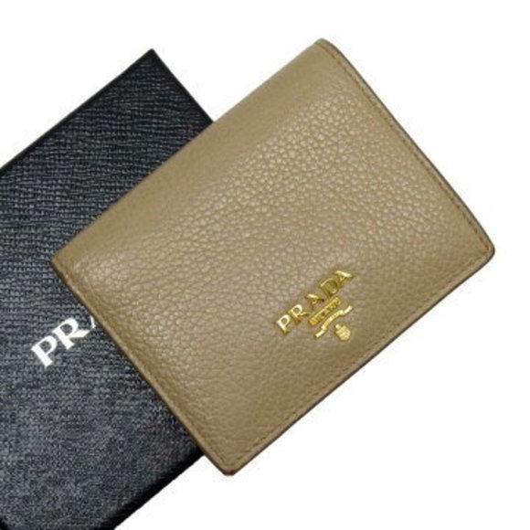 Prada Wallet beige pink leather - Picture 1 of 3